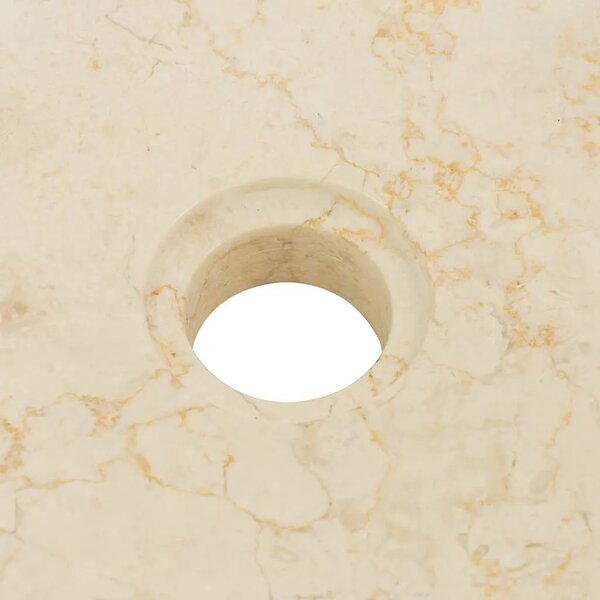Lavabo - Umivaonik 40 x 12 cm mramorni krem - Krema Krema