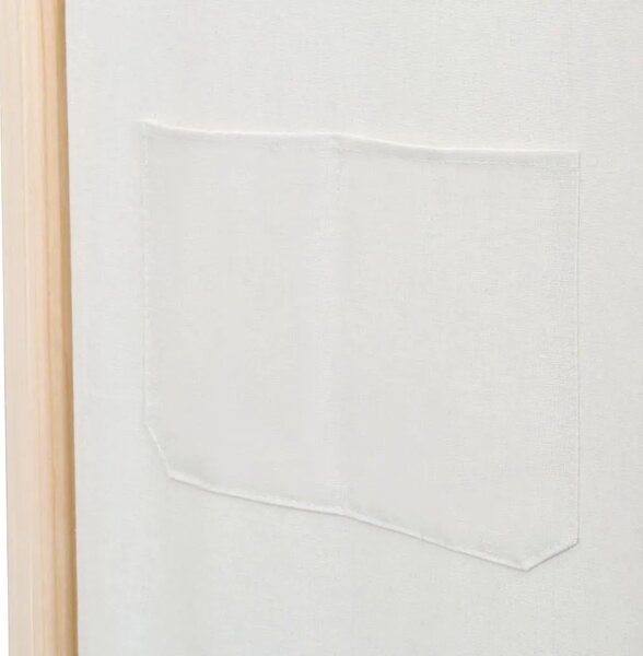 Paravan - Sobna pregrada sa 6 panela od tkanine 240 x 170 x 4 cm krem - Krema 6 1 Krema
