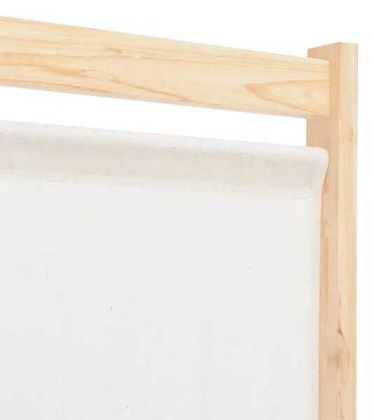 Paravan - Sobna pregrada sa 6 panela od tkanine 240 x 170 x 4 cm krem - Krema 6 1 Krema