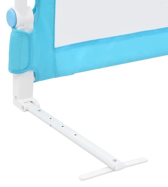 Sigurnosna ogradica za dječji krevet plava 180x42 cm poliester - Plava 180 x 42 cm 1 Plava