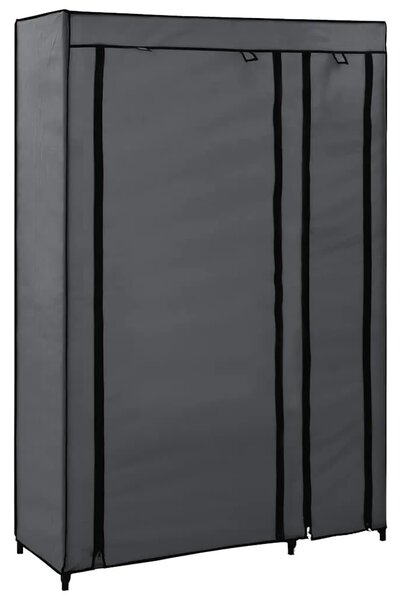 Sklopivi ormar sivi 110 x 45 x 175 cm od tkanine - Siva 1 1 Siva