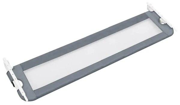 Sigurnosna ogradica za dječji krevet siva 150 x 42 cm poliester - Siva 150 x 42 cm 1 Siva