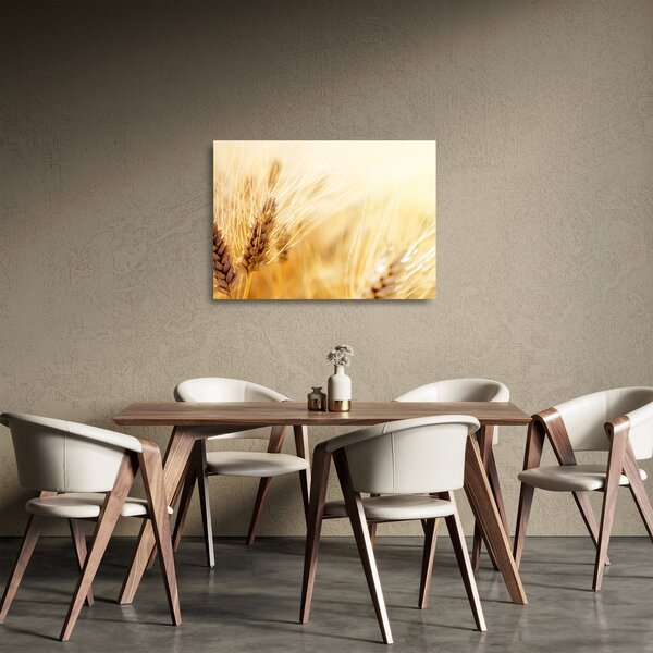 Staklena slika - detalj žita (70x50 cm)
