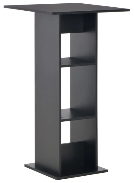 Barski stol crni 60 x 60 x 110 cm - Crna 1 Crna