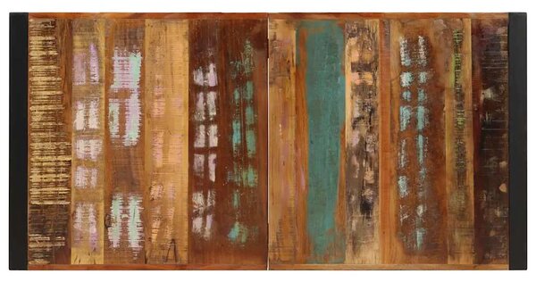 Blagovaonski stol od masivnog obnovljenog drva 140 x 70 x 75 cm - Crna 140 x 70 x 75 cm 1 masivno obnovljeno drvo