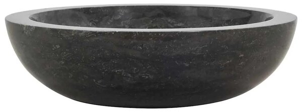 Lavabo - Umivaonik 40 x 12 cm mramorni crni - Crna Crna