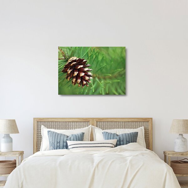 Staklena slika češera (70x50 cm)