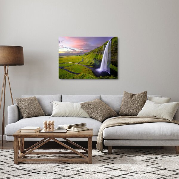 Staklena slika slapova (70x50 cm)
