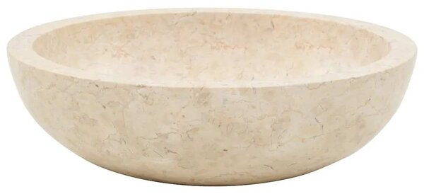 Lavabo - Umivaonik 40 x 12 cm mramorni krem - Krema Krema