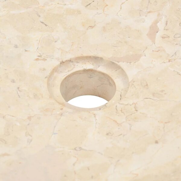 Lavabo - Umivaonik 40 x 12 cm mramorni krem - Krema Krema