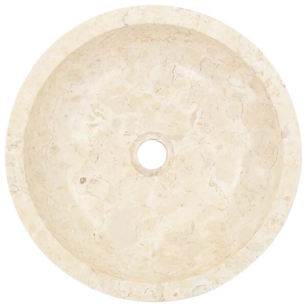 Lavabo - Umivaonik 40 x 12 cm mramorni krem - Krema Krema