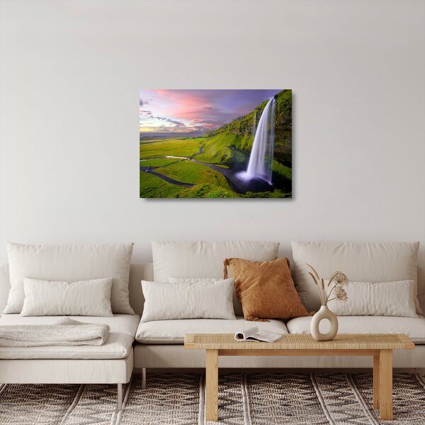 Staklena slika slapova (70x50 cm)