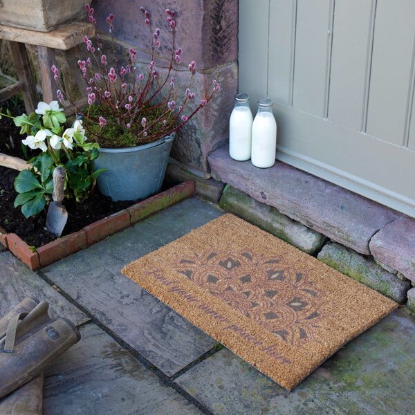 Otirač od kokosovih vlakana 40x60 cm Find Your Inner Peace – Artsy Doormats