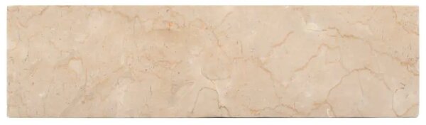 Lavabo - Umivaonik 45 x 30 x 12 cm mramorni visoki sjaj krem - Krema Krema