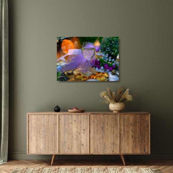 Staklena slika piknika (70x50 cm)