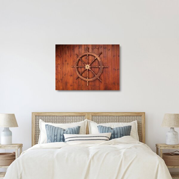 Staklena slika kormila (70x50 cm)