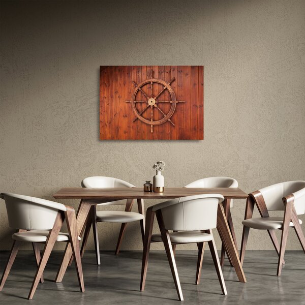 Staklena slika kormila (70x50 cm)