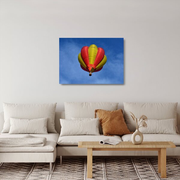 Staklena slika letećeg balona (70x50 cm)