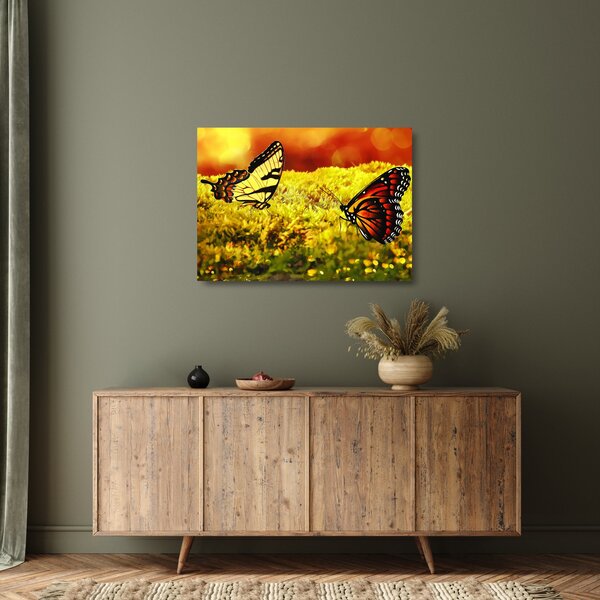 Staklena slika leptira (70x50 cm)