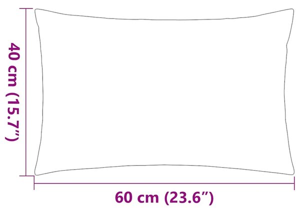 Vrtni jastuci s prugastim uzorkom 2 kom 60 x 40 cm mornarsko plavi - modra prugasta 60 x 40 cm 2 Modra prugasta