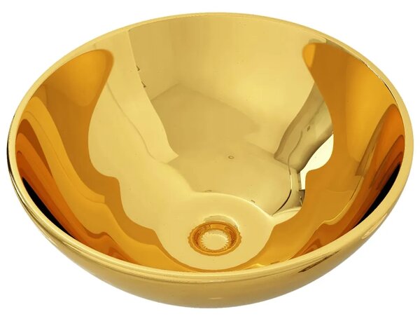 Lavabo - Umivaonik 32 5 x 14 cm keramički zlatni - Zlatno 32.5 x 14 cm Zlatno 32.5 x 14 cm