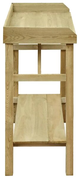 Vrtni stolić za sadnju od impregnirane borovine 75 x 40 x 90 cm