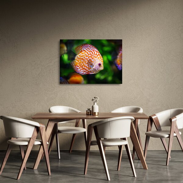 Staklena slika ribe (70x50 cm)