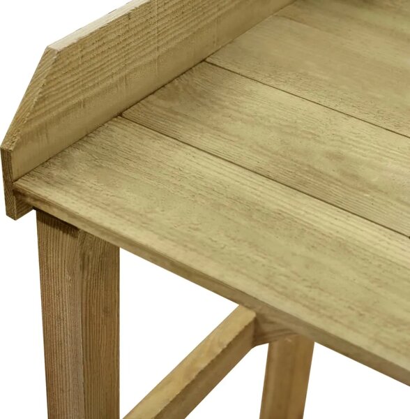 Vrtni stolić za sadnju od impregnirane borovine 75 x 40 x 90 cm