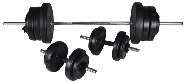 Klupa za vježbanje sa setom utega 60 5 kg
