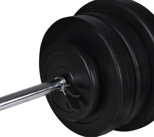 Klupa za vježbanje sa setom utega 60 5 kg