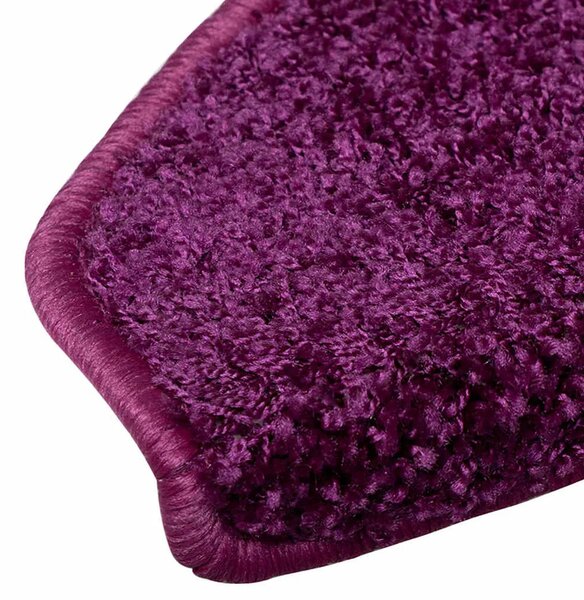 Prostirke za stepenice 15 kom 65x21x4 cm ljubičaste poluokrugle velike - Ljubičasta 65 x 21 x 4 cm 15 Ljubičasta