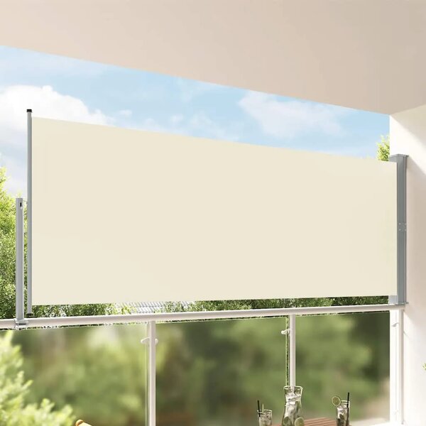 Uvlačiva bočna tenda za terasu 140 x 300 cm krem - Krema 140 x 300 cm 1 Krema