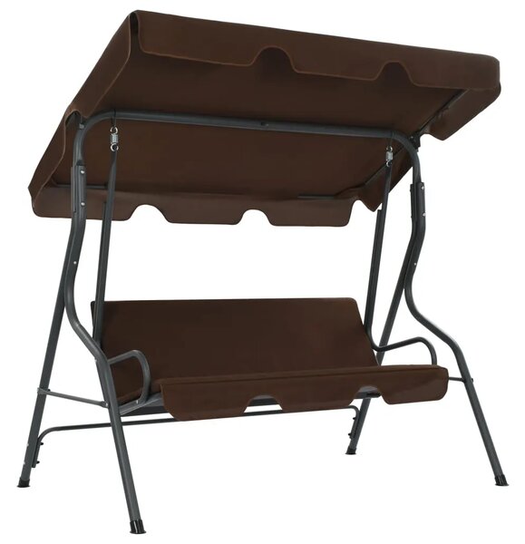 Vrtna ljuljačka boje kave 170 x 110 x 153 cm - Boja kafe 170 x 110 x 153 cm 1 Boja kafe