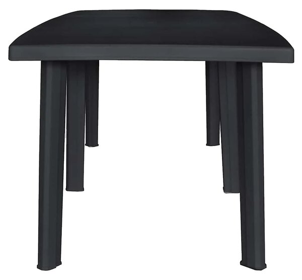 Vrtni stol antracit boje 216 x 90 x 72 cm plastični