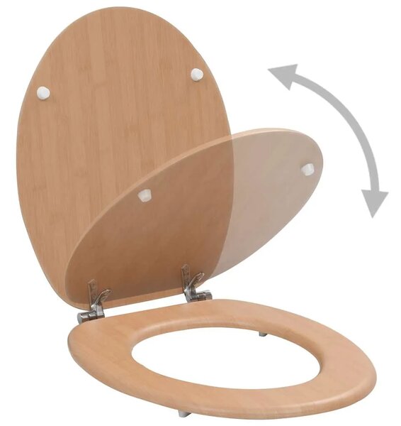 Daska za wc - Toaletna daska MDF s uzorkom bambusa - 1 bambus Ne 1