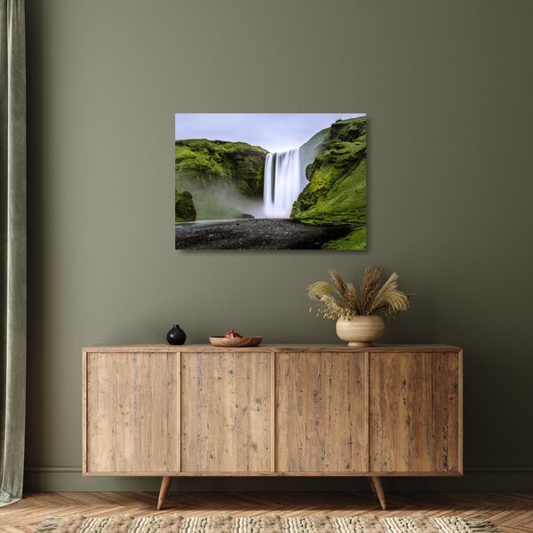 Staklena slika slapova (70x50 cm)