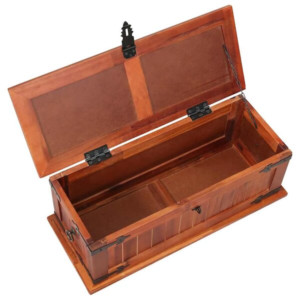 Škrinja za pohranu 60 x 25 x 22 cm masivno bagremovo drvo - 60 x 25 x 22 cm 1 60 x 25 x 22 cm