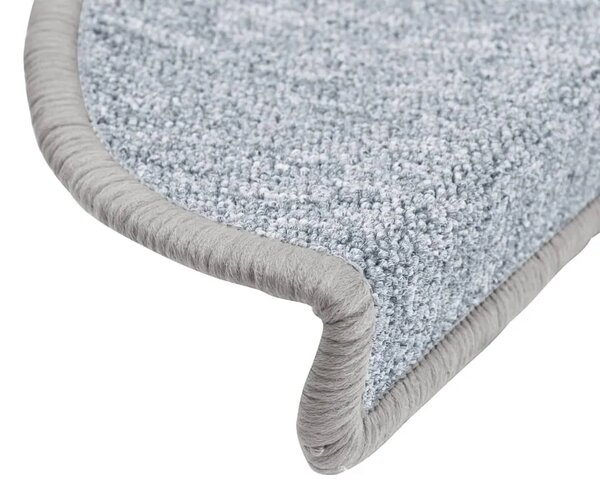 Otirači za stepenice 15 kom svijetlosivi 56 x 17 x 3 cm - Svjetlosiva 56 x 17 x 3 cm 15 Svjetlosiva