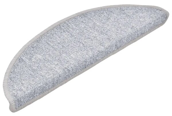 Otirači za stepenice 15 kom svijetlosivi 56 x 17 x 3 cm - Svjetlosiva 56 x 17 x 3 cm 15 Svjetlosiva