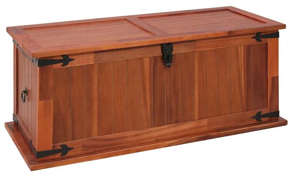 Škrinja za pohranu 90 x 45 x 40 cm od masivnog bagremovog drva - 90 x 45 x 40 cm 1 90 x 45 x 40 cm