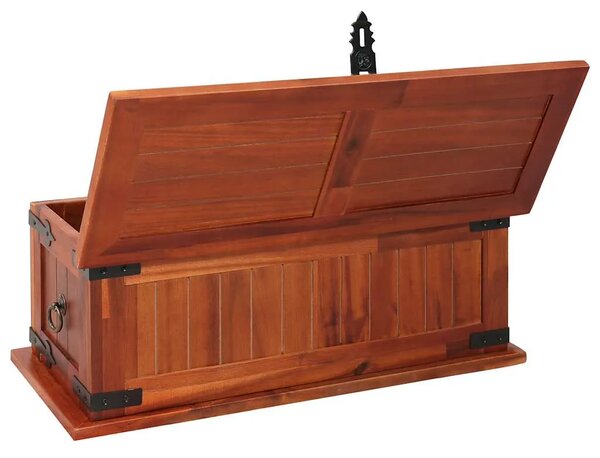 Škrinja za pohranu 60 x 25 x 22 cm masivno bagremovo drvo - 60 x 25 x 22 cm 1 60 x 25 x 22 cm