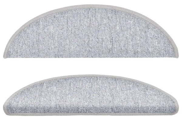 Otirači za stepenice 15 kom svijetlosivi 56 x 17 x 3 cm - Svjetlosiva 56 x 17 x 3 cm 15 Svjetlosiva