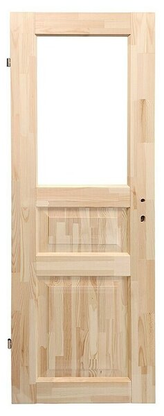 Eurolam Rustikalna vrata P2 (750 x 2.000 mm, Smjer otvaranja: Lijevo, Smeđa)
