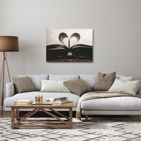 Staklena slika knjige (70x50 cm)