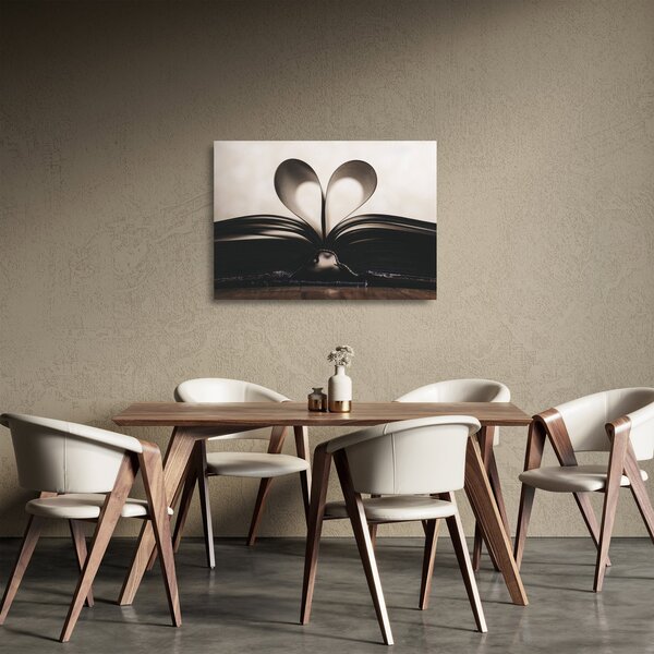 Staklena slika knjige (70x50 cm)