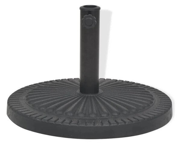 Stalak za Suncobran od Smole Okrugli Crni 14 kg - 1 14 kg 14 kg