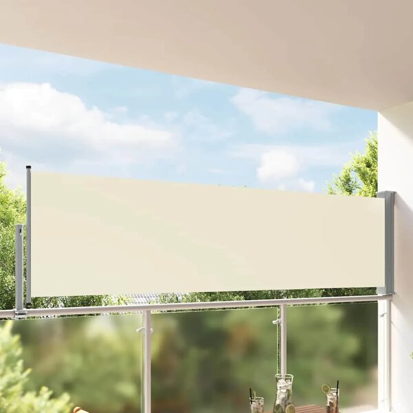 Uvlačiva bočna tenda za terasu 100 x 300 cm krem - Krema 100 x 300 cm 1 Krema