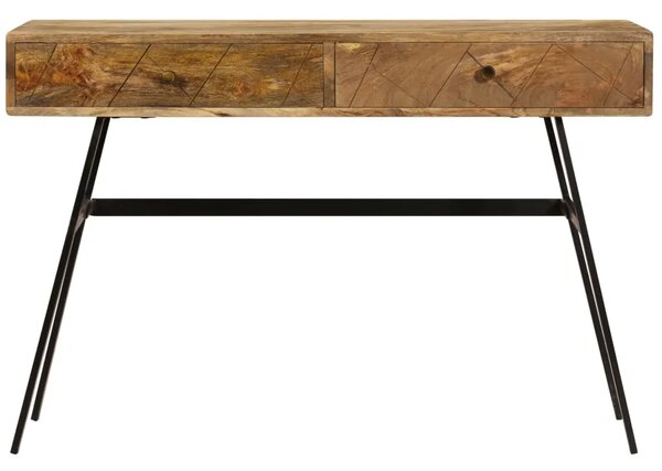 Pisaći stol s ladicama od masivnog drva manga 110 x 50 x 76 cm