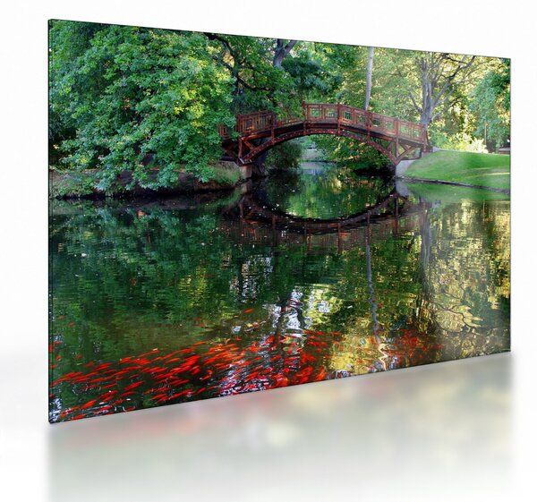 Staklena slika rijeke (70x50 cm)