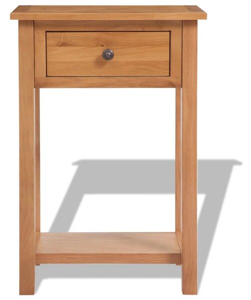 Konzolni stol od masivne hrastovine 50 x 32 x 75 cm
